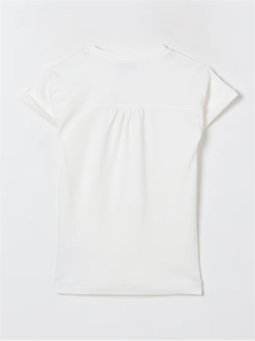 Abito a t-shirt in cotone con stampa Teddy Bear MOSCHINO KIDS | HDV0G9LAA40//10063